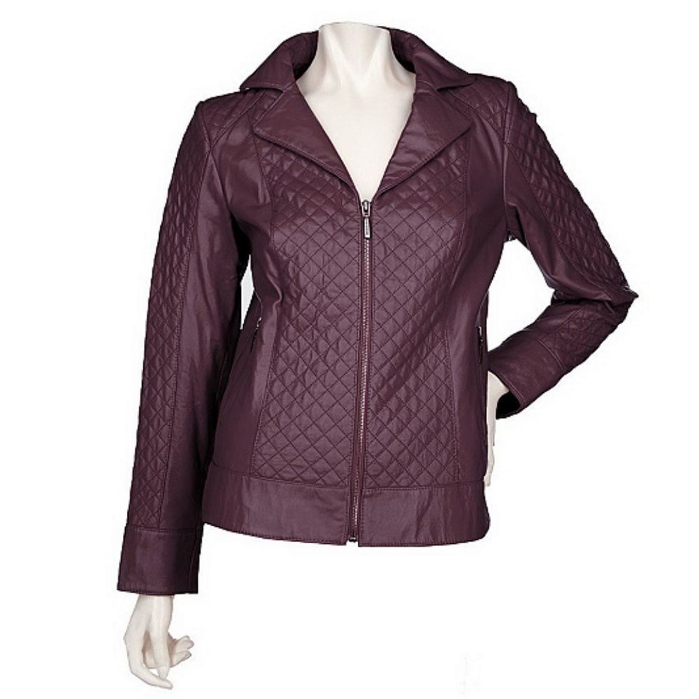 NEW Bradley Bayou Quilted Leather Jacket - XS - Picture 1 of 4